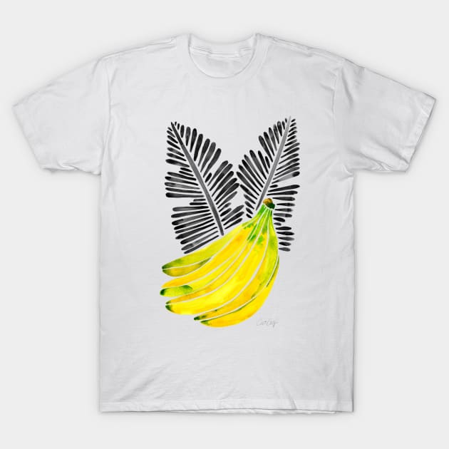 Black Bananas T-Shirt by CatCoq